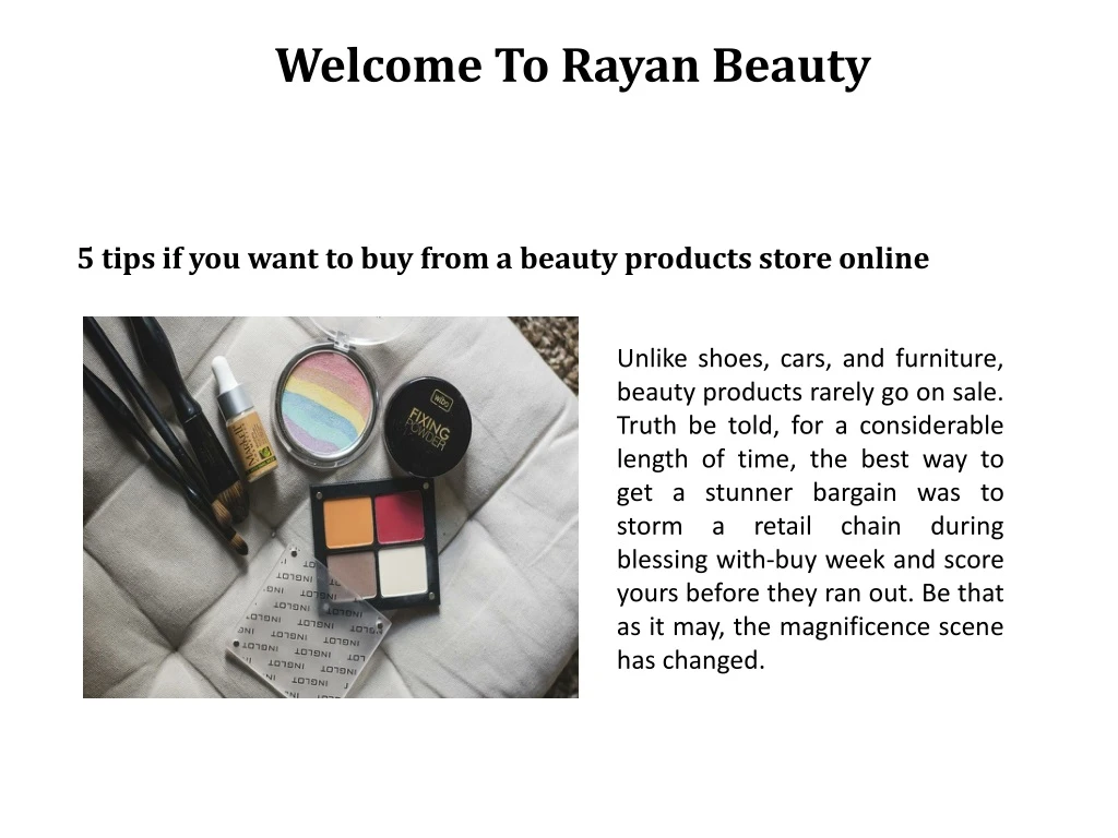 welcome to rayan beauty