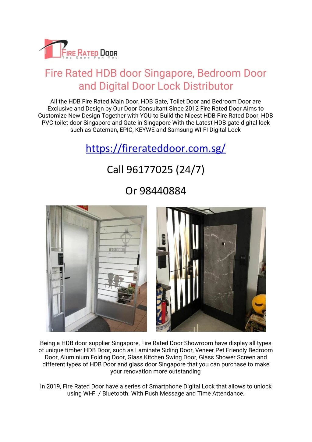 fire rated hdb door singapore bedroom door