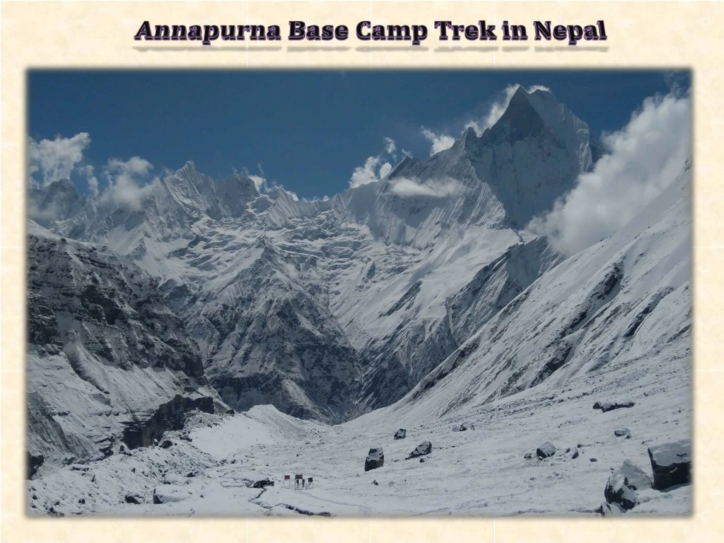 annapurna base camp trek in nepal