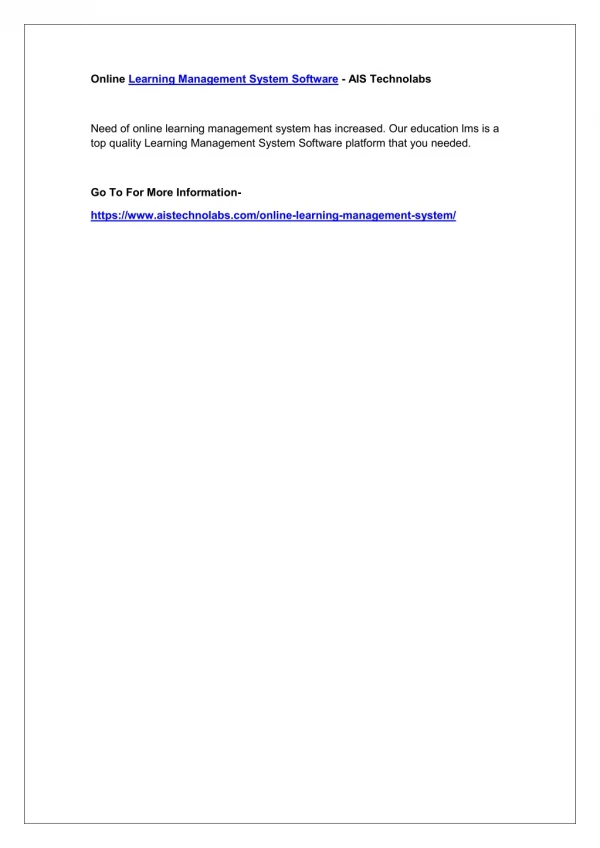 online learning management system software