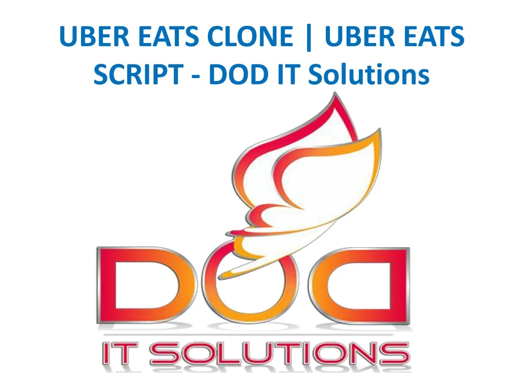 uber eats clone uber eats script dod it solutions