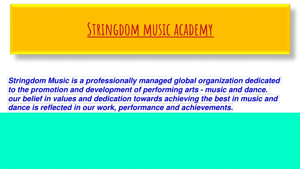 stringdom music academy