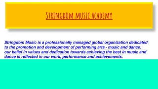 Stringdom Music ACADEMY