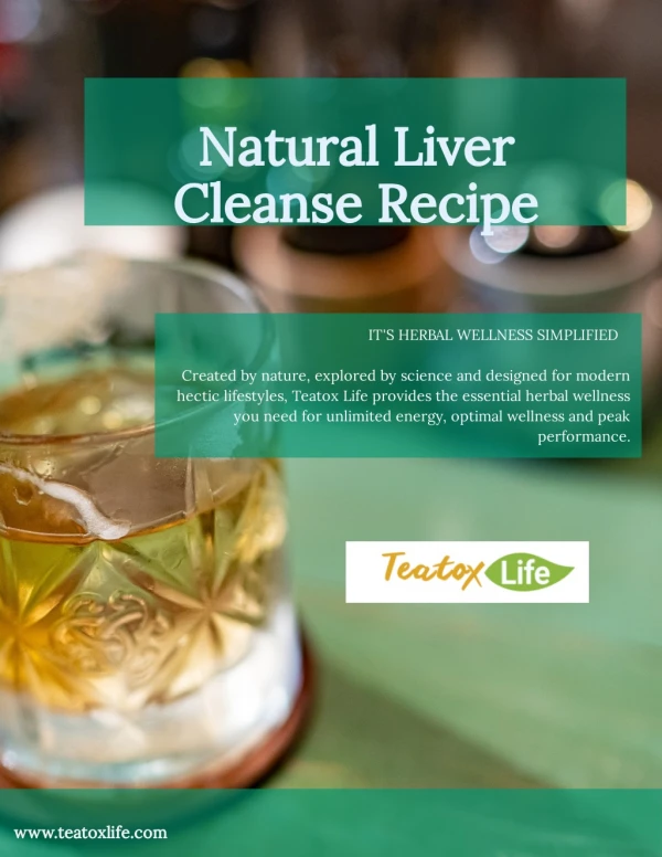 Natural Liver Cleanse Recipe