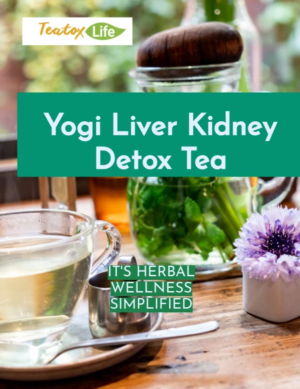 Yogi Liver Kidney Detox Tea