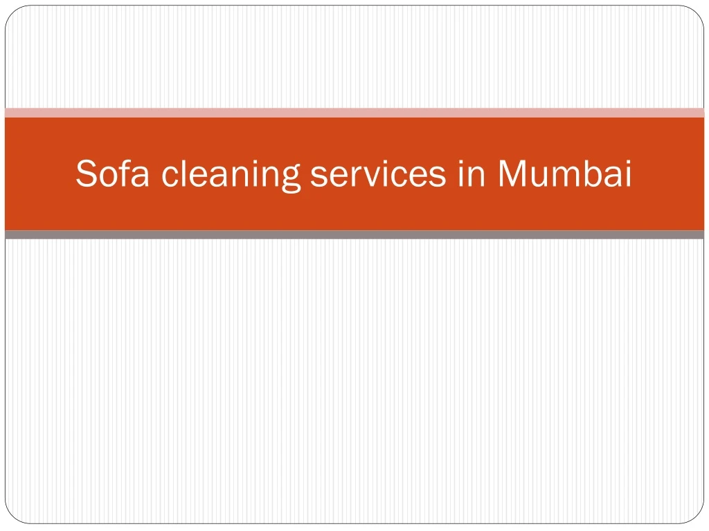 sofa cleaning services in mumbai