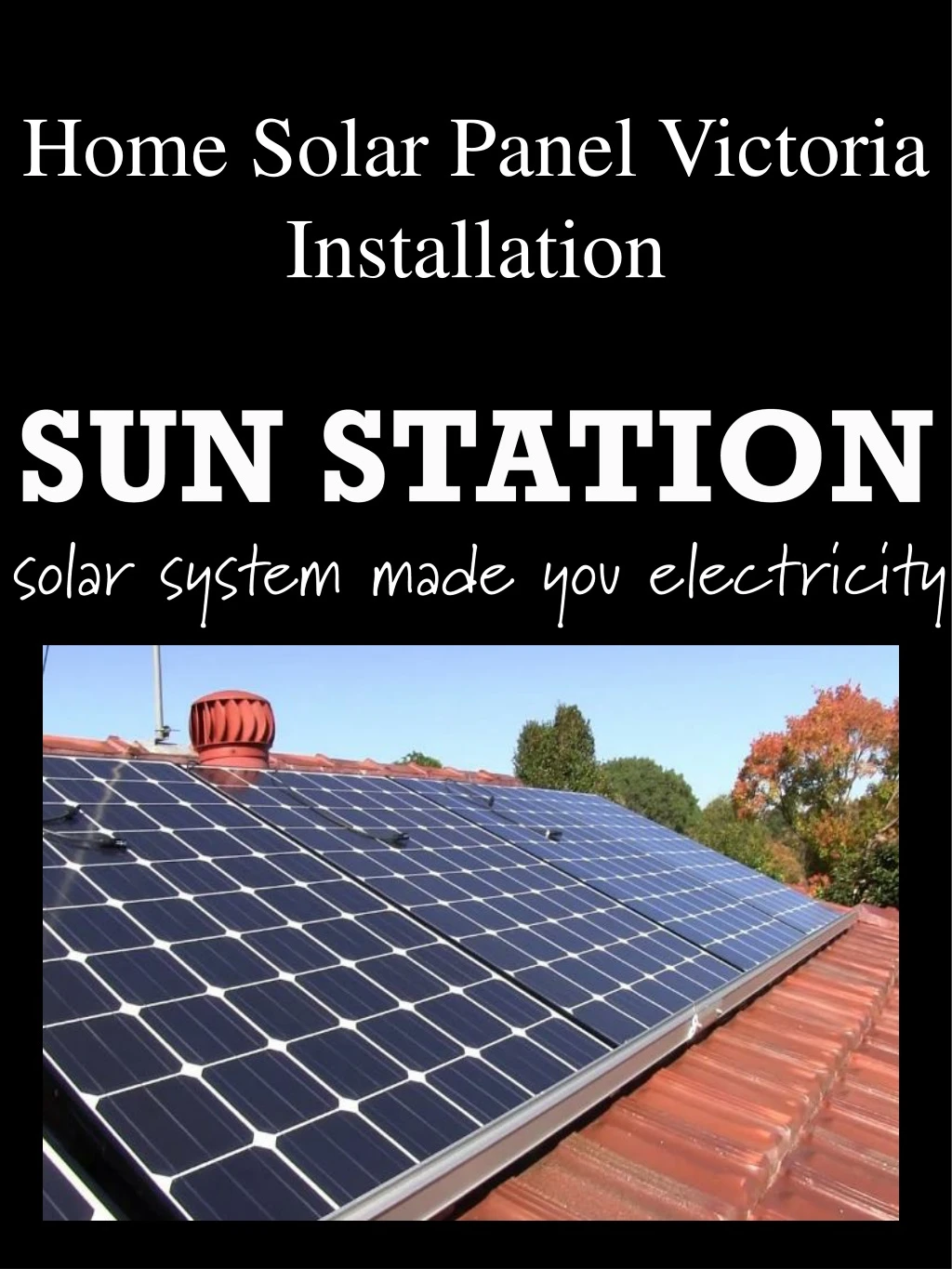home solar panel victoria installation