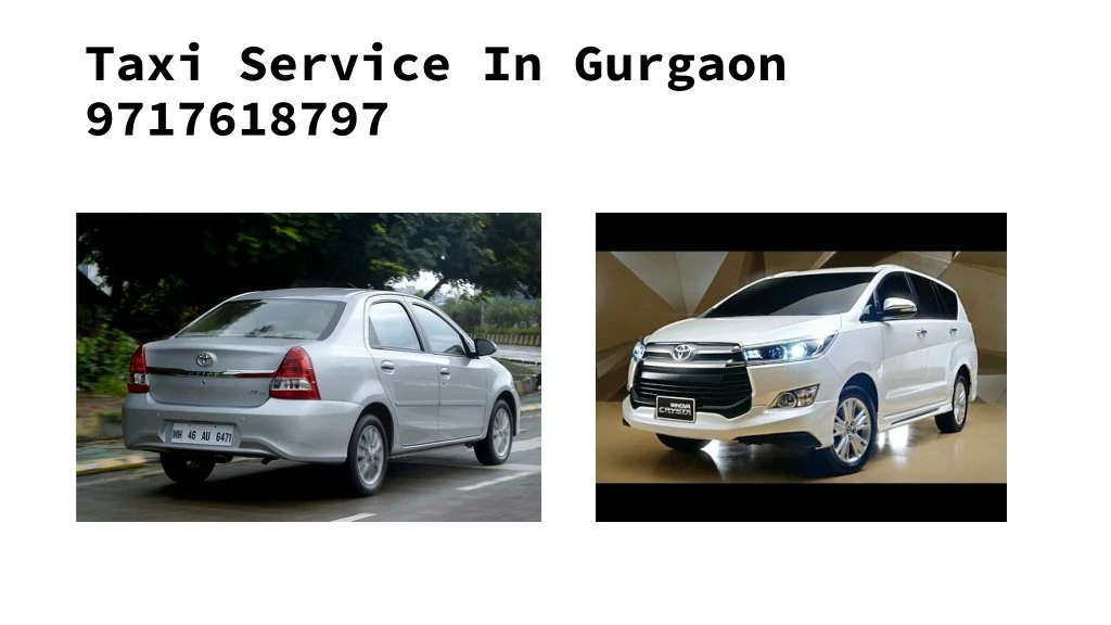 taxi service in gurgaon 9717618797