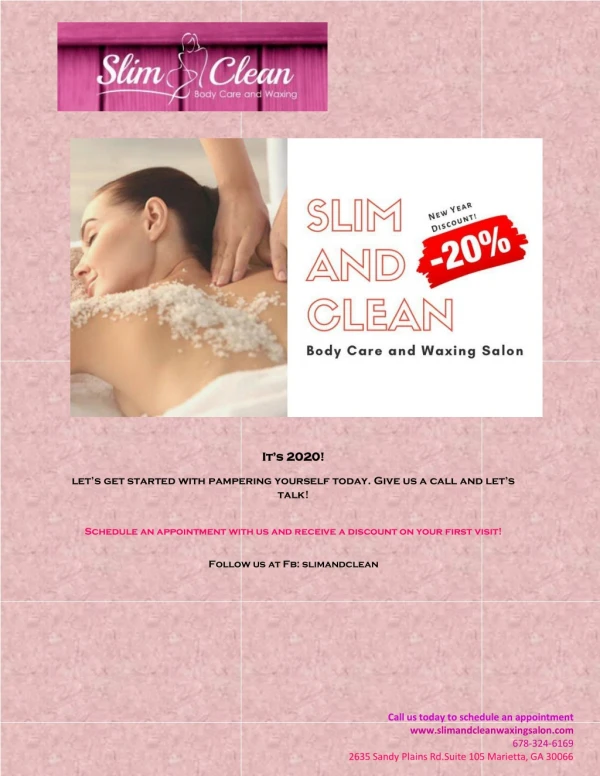 New Year Discount | Slim and Clean