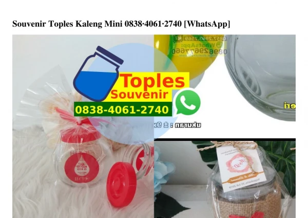Souvenir Toples Kaleng Mini 0838–4061–2740[wa]