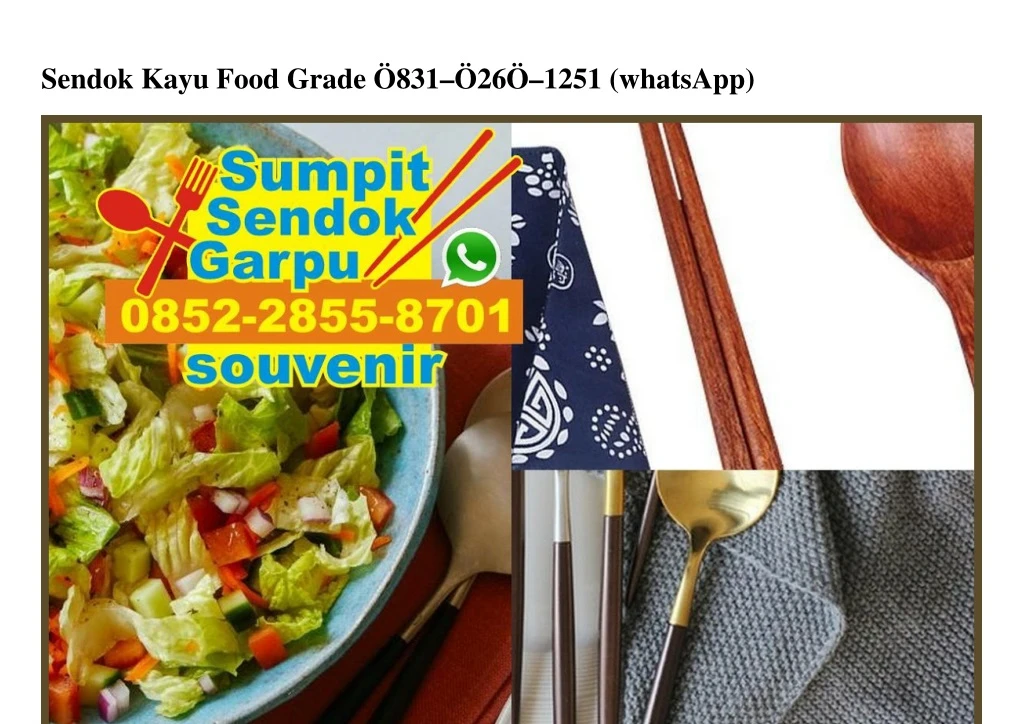 sendok kayu food grade 831 26 1251 whatsapp