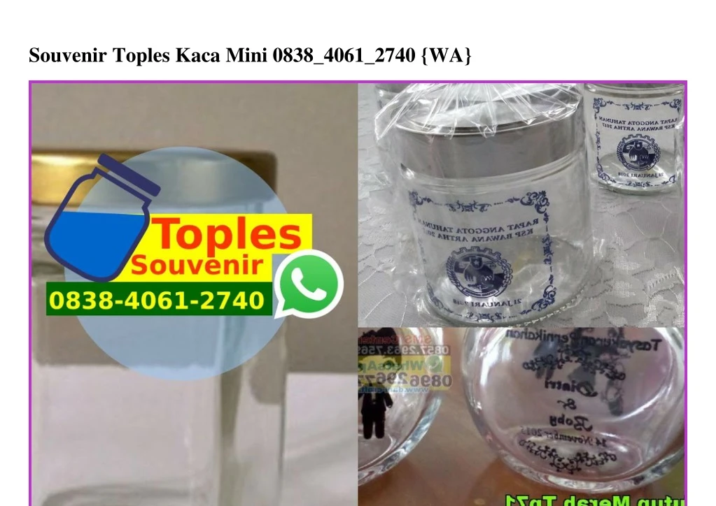 souvenir toples kaca mini 0838 4061 2740 wa