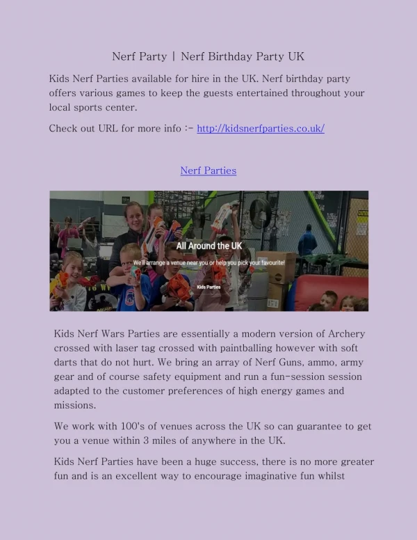nerf party nerf birthday party uk