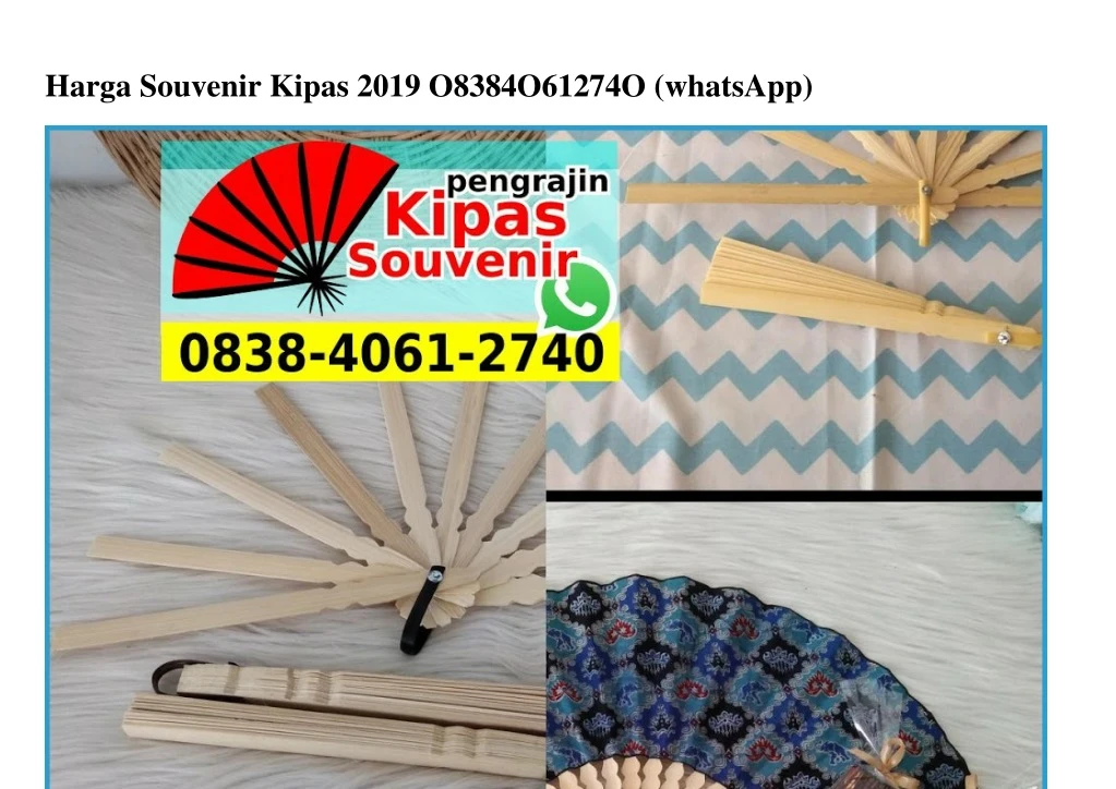 harga souvenir kipas 2019 o8384o61274o whatsapp