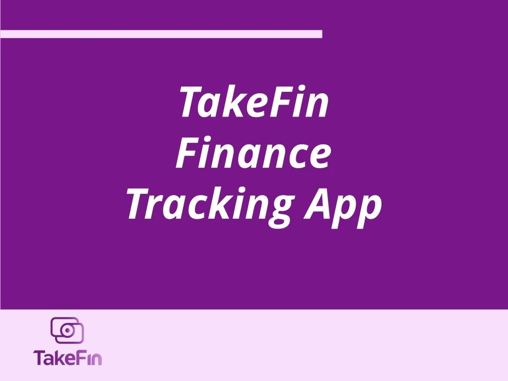 takefin finance tracking app