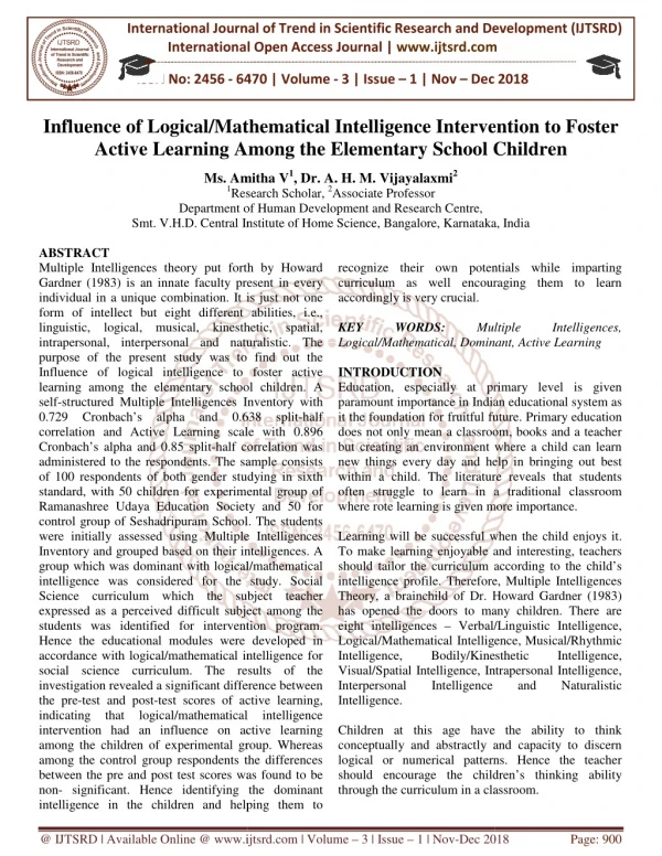 international journal of trend in international