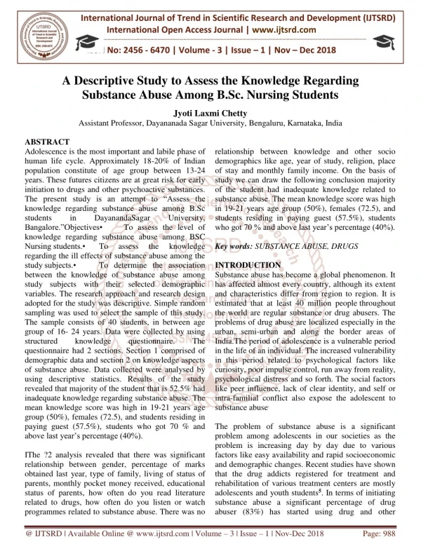 international journal of trend in scientific