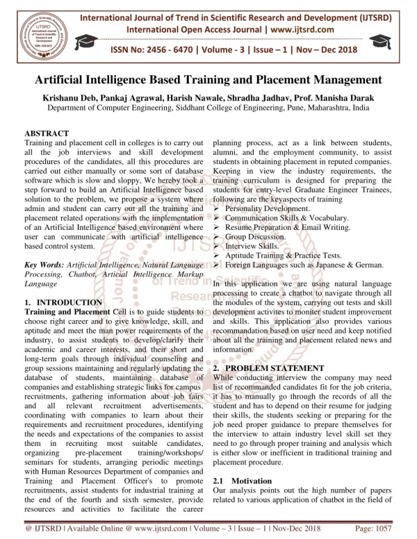 international journal of trend in international