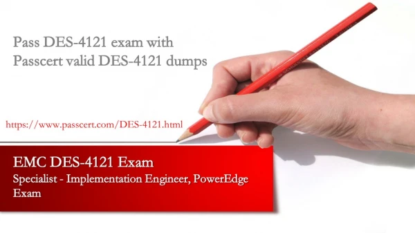 EMC PowerEdge Exam DES-4121 Dumps