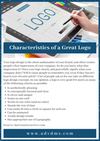 Characteristics of a Great Logo