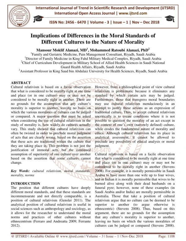 international journal of trend in international