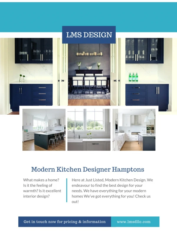 Modern Kitchen Designer Hamptons - LMS Design