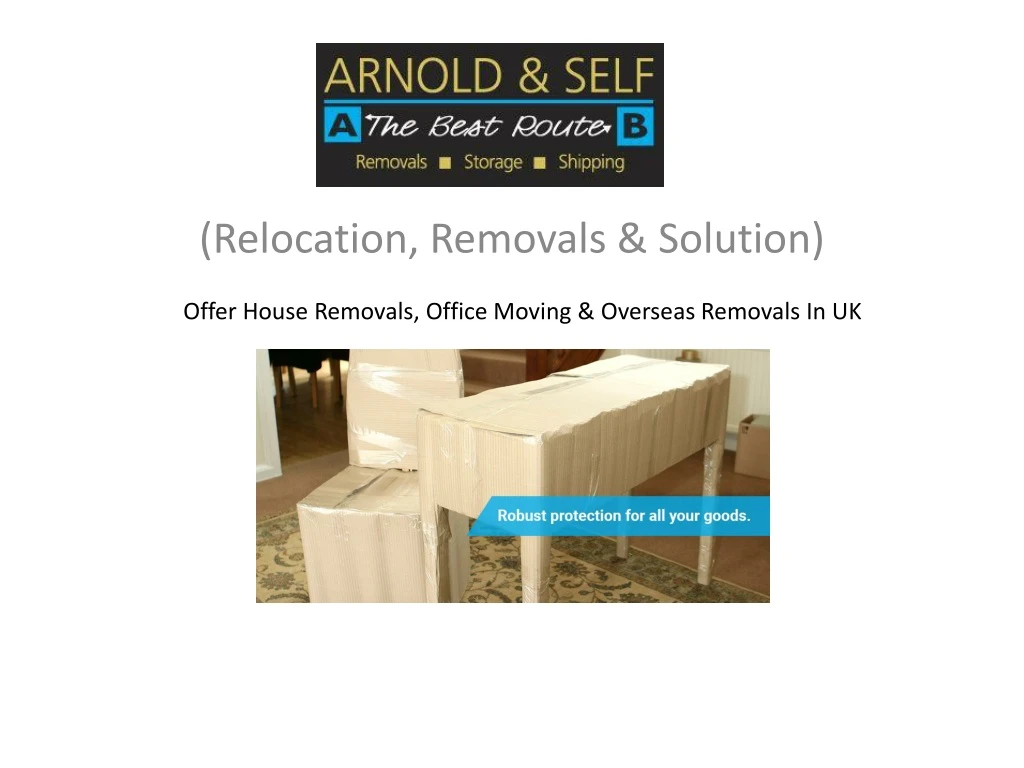 relocation removals solution