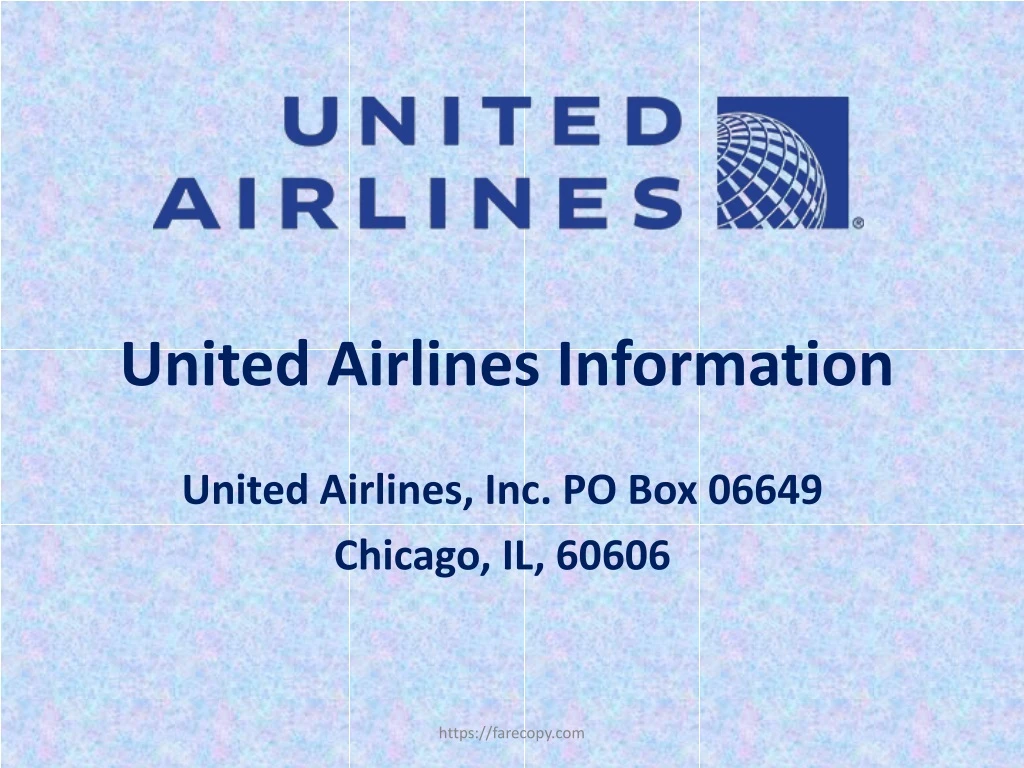 united airlines information