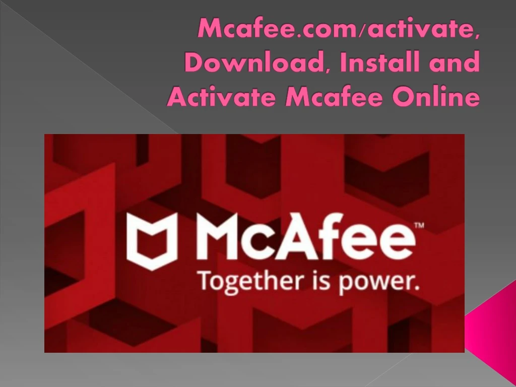 mcafee com activate download install and activate mcafee online