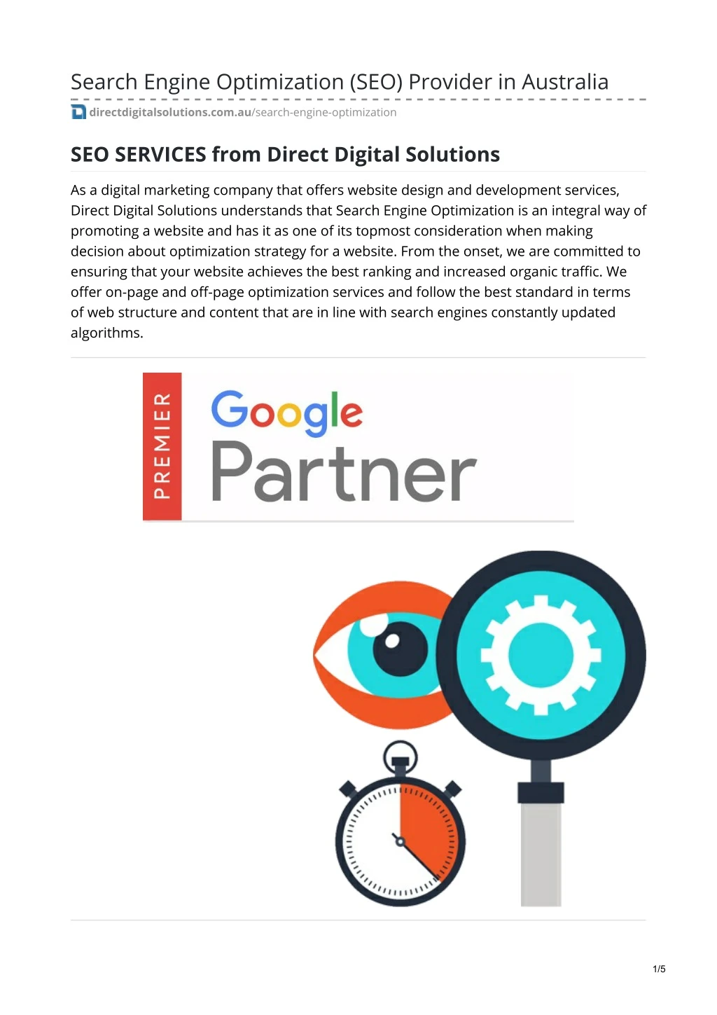 search engine optimization seo provider