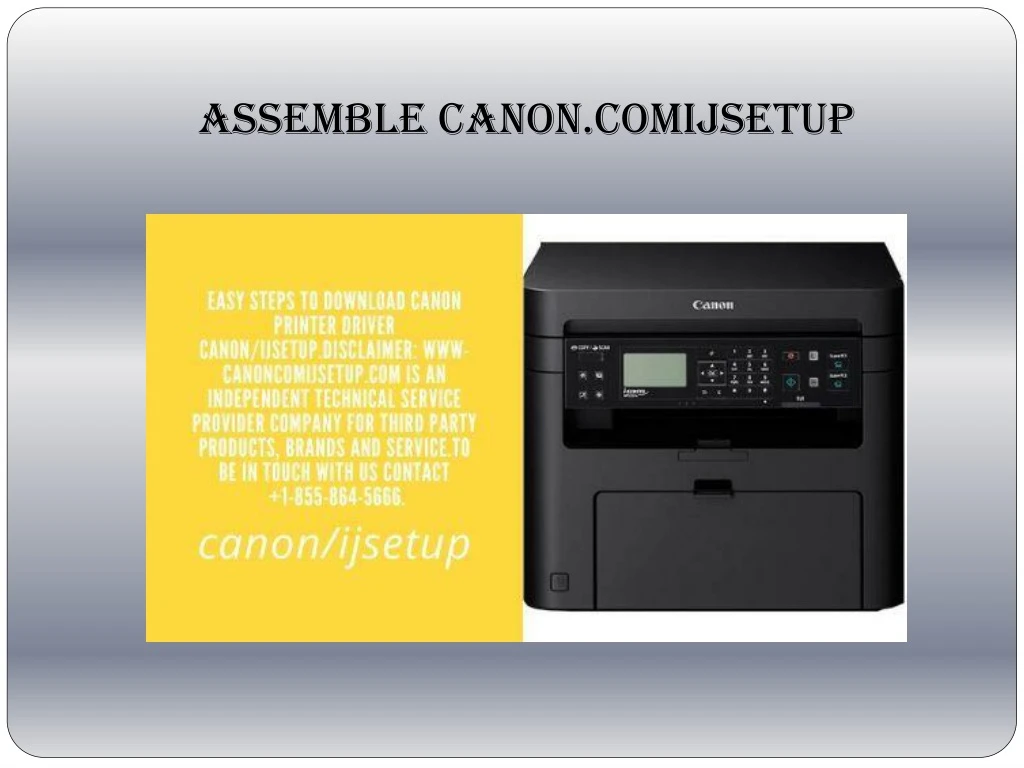 assemble canon comijsetup