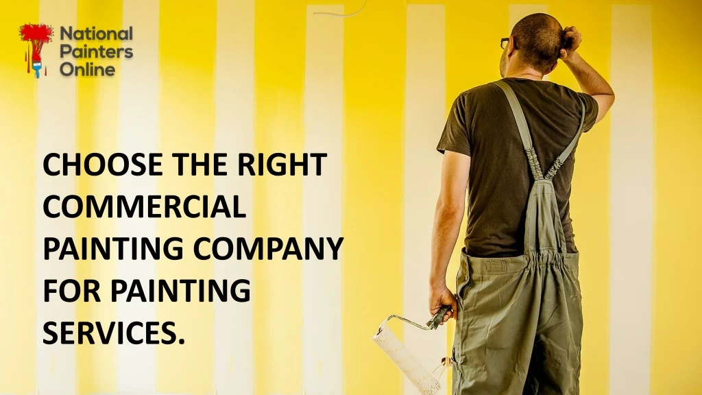 choose the right commercial painting company
