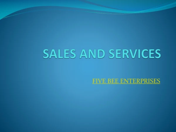 five bee enterprises-gas sales and services  in trivandrum