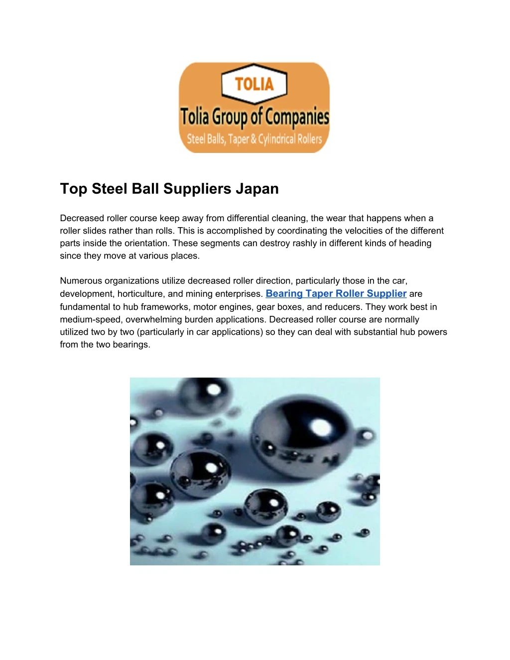 top steel ball suppliers japan decreased roller