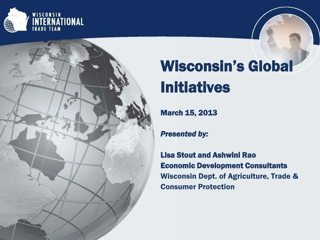 wisconsin s global initiatives march 15 2013