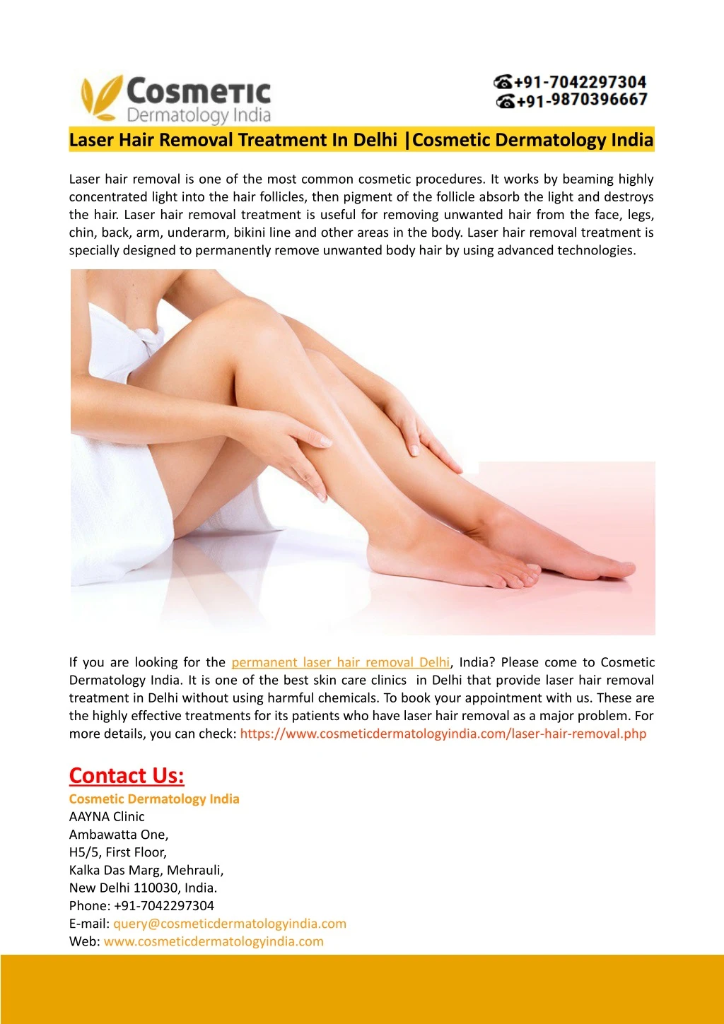 laser hair removal treatment in delhi cosmetic