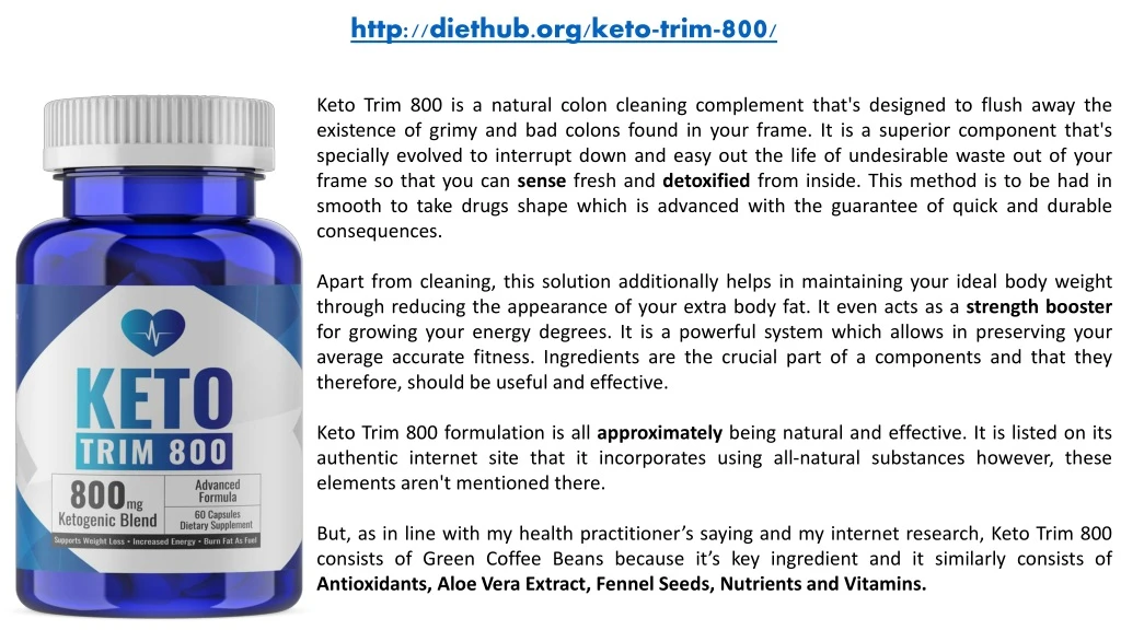 http diethub org keto trim 800