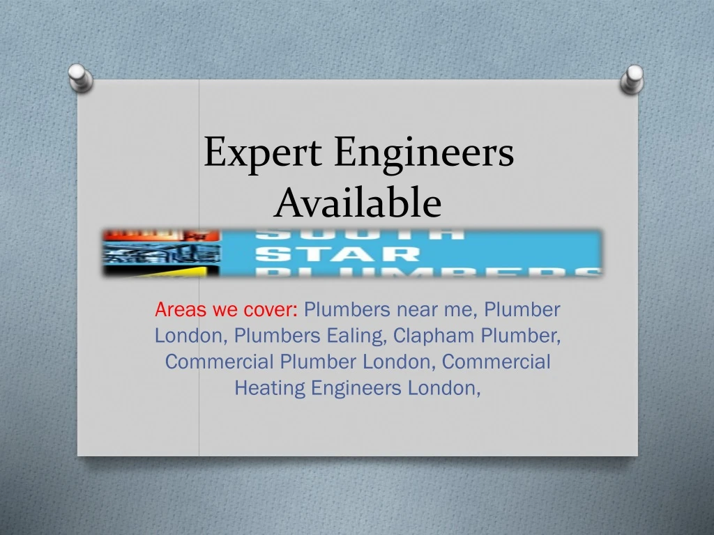 expert engineers available
