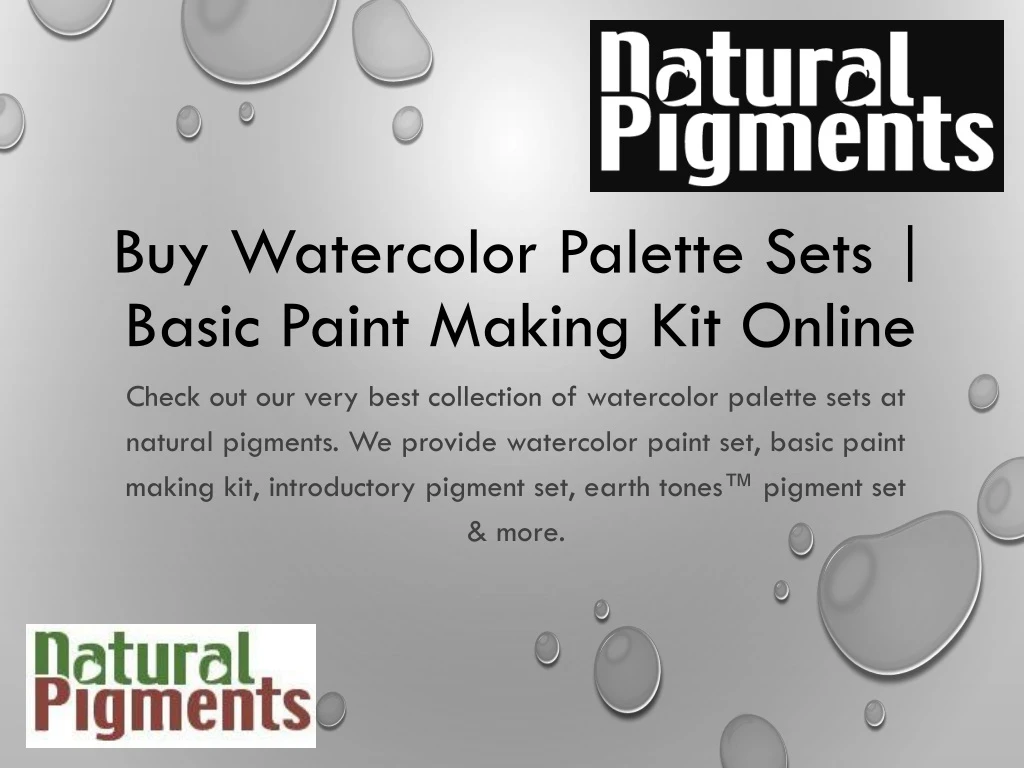 buy watercolor palette sets basic paint making kit online