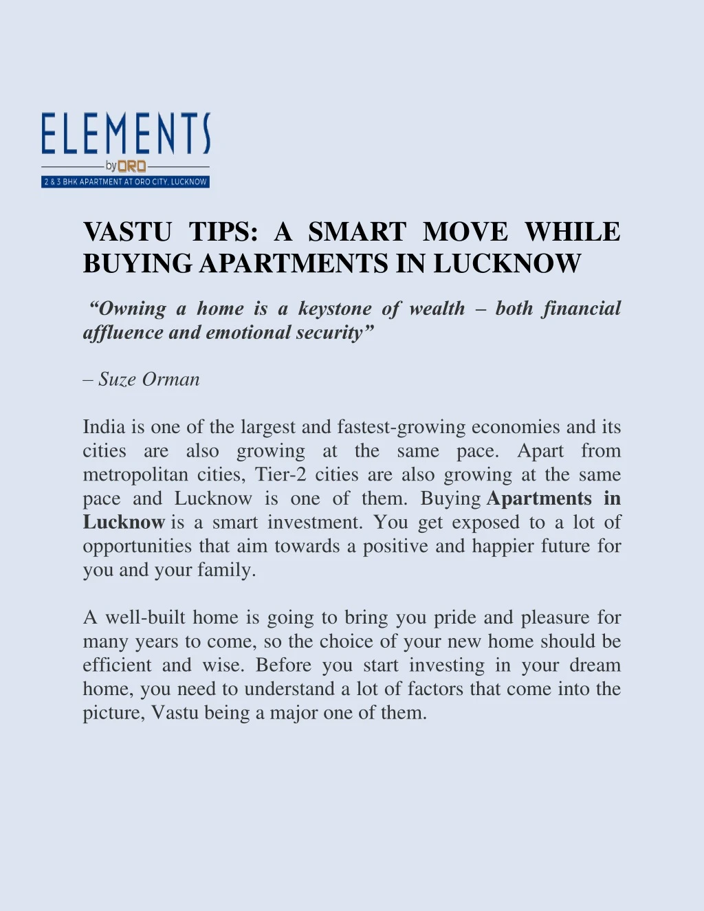 vastu tips a smart move while buying apartments