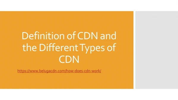How Does content delivery network (cdn) Work | BelugaCDN