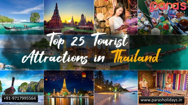 Top 25 Tourist Attractions in Thailand