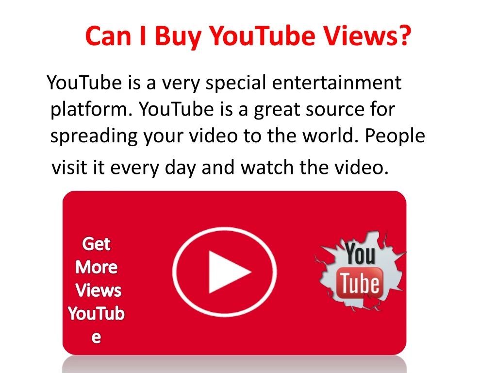 can i buy youtube views