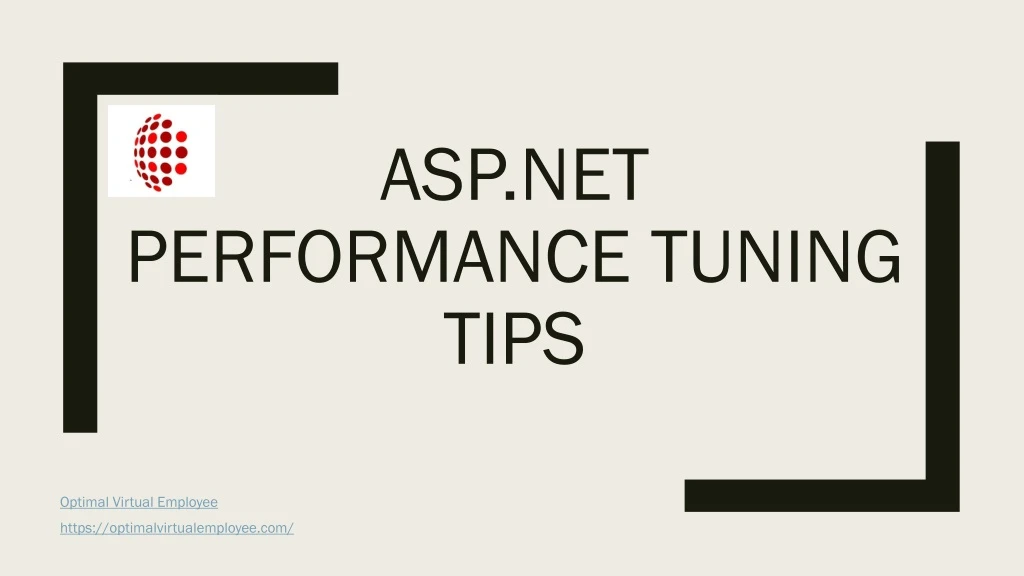 asp net performance tuning tips