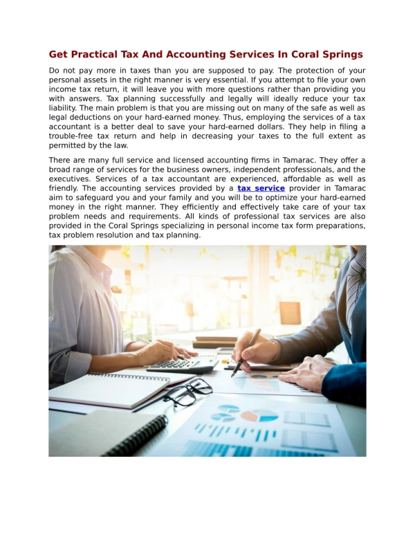 get practical tax and accounting services