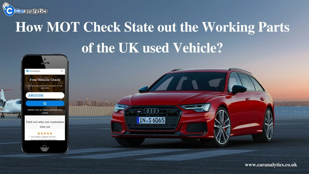 how mot check state out the working parts