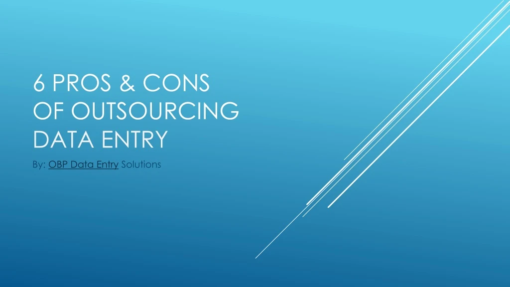 6 pros cons of outsourcing