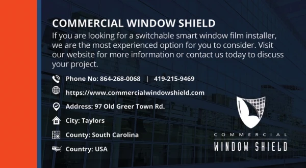 Smart Window Film | Commercialwindowshield.com