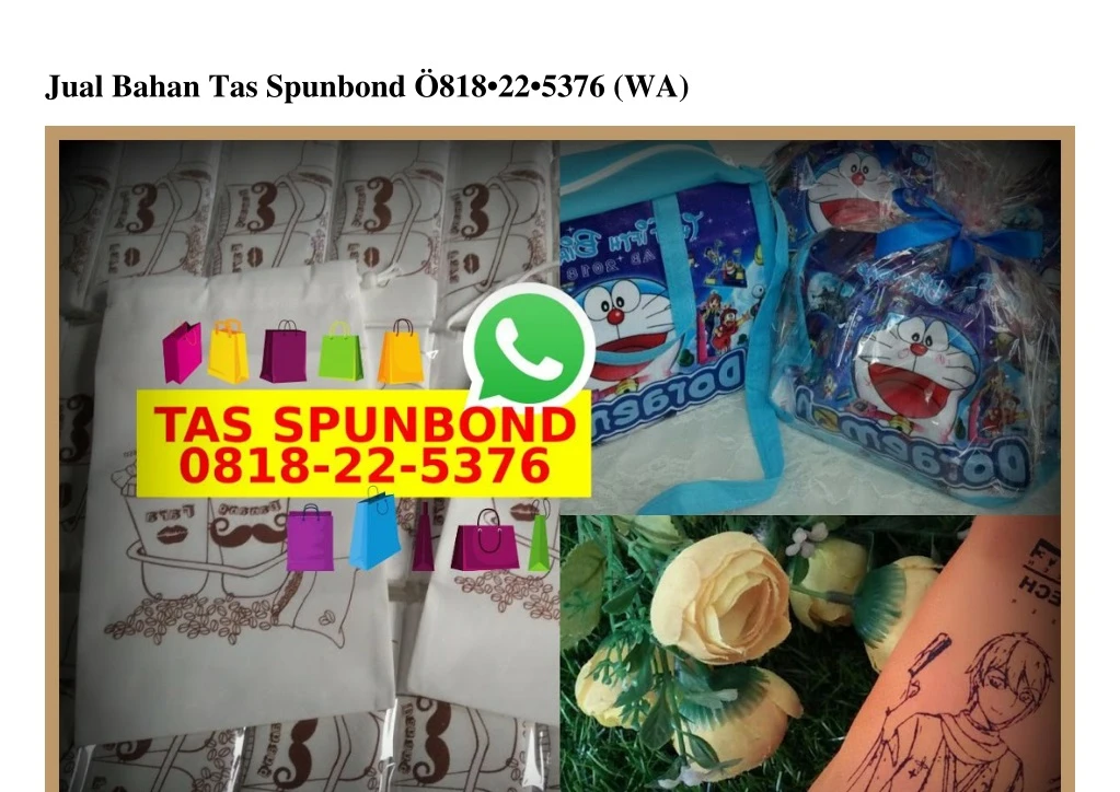 jual bahan tas spunbond 818 22 5376 wa