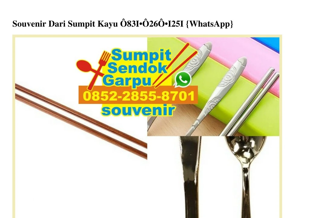 souvenir dari sumpit kayu 83i 26 i25i whatsapp